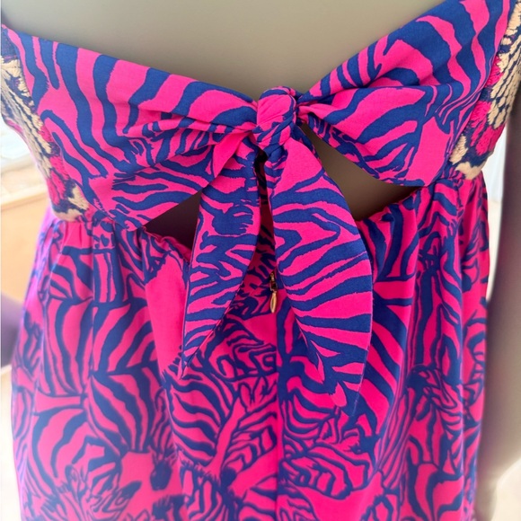 Lilly Pulitzer Bernadette Maxi in wild night fruit size 14 adjustable straps - Picture 7 of 11